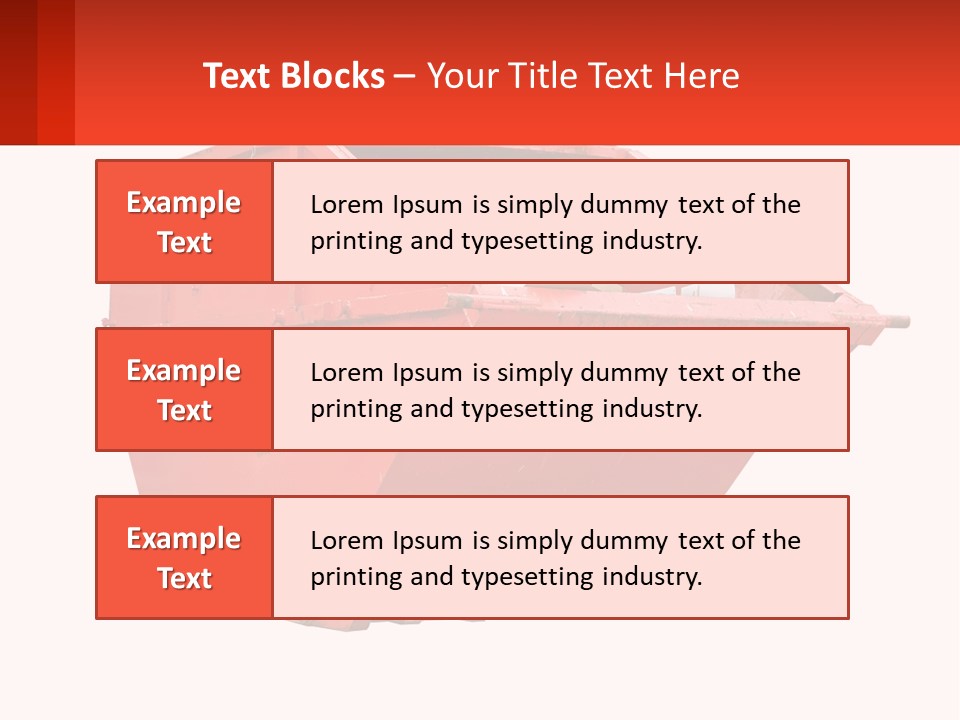 Dumpster PowerPoint Template