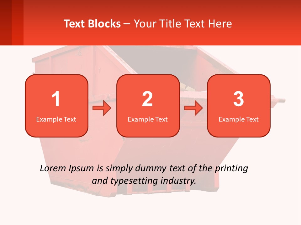 Dumpster PowerPoint Template