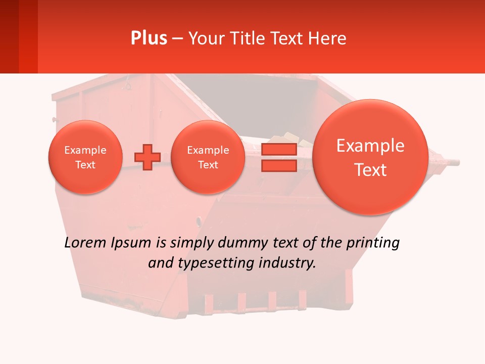 Dumpster PowerPoint Template