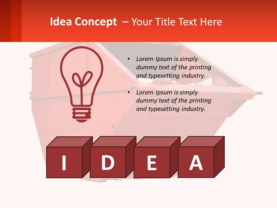 Dumpster PowerPoint Template