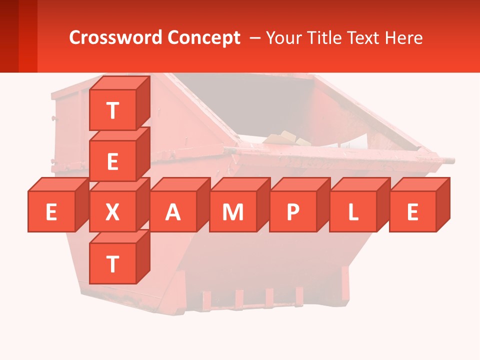 Dumpster PowerPoint Template