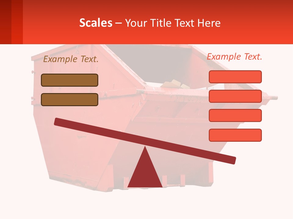 Dumpster PowerPoint Template