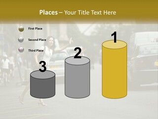 The Girl Stops A Taxi PowerPoint Template