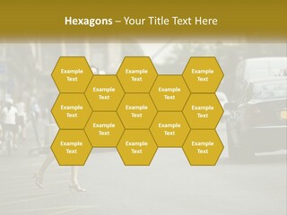 The Girl Stops A Taxi PowerPoint Template