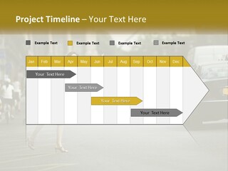 The Girl Stops A Taxi PowerPoint Template