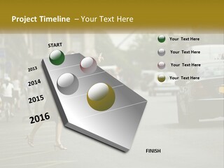 The Girl Stops A Taxi PowerPoint Template