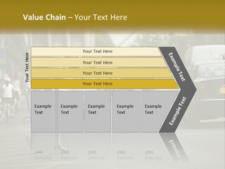 The Girl Stops A Taxi PowerPoint Template