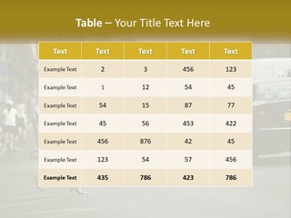 The Girl Stops A Taxi PowerPoint Template