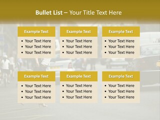 The Girl Stops A Taxi PowerPoint Template