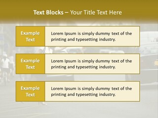 The Girl Stops A Taxi PowerPoint Template