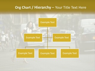 The Girl Stops A Taxi PowerPoint Template