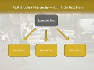 The Girl Stops A Taxi PowerPoint Template