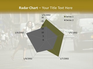 The Girl Stops A Taxi PowerPoint Template