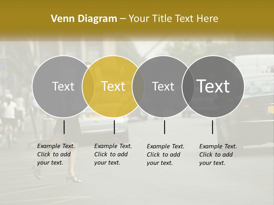 The Girl Stops A Taxi PowerPoint Template