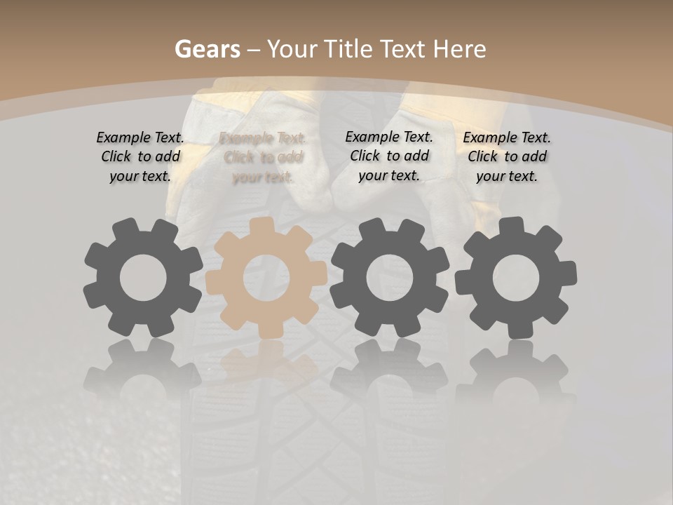 Car Wheel Repair PowerPoint Template