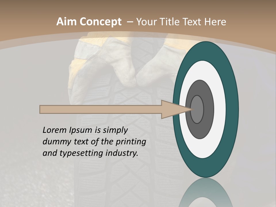 Car Wheel Repair PowerPoint Template