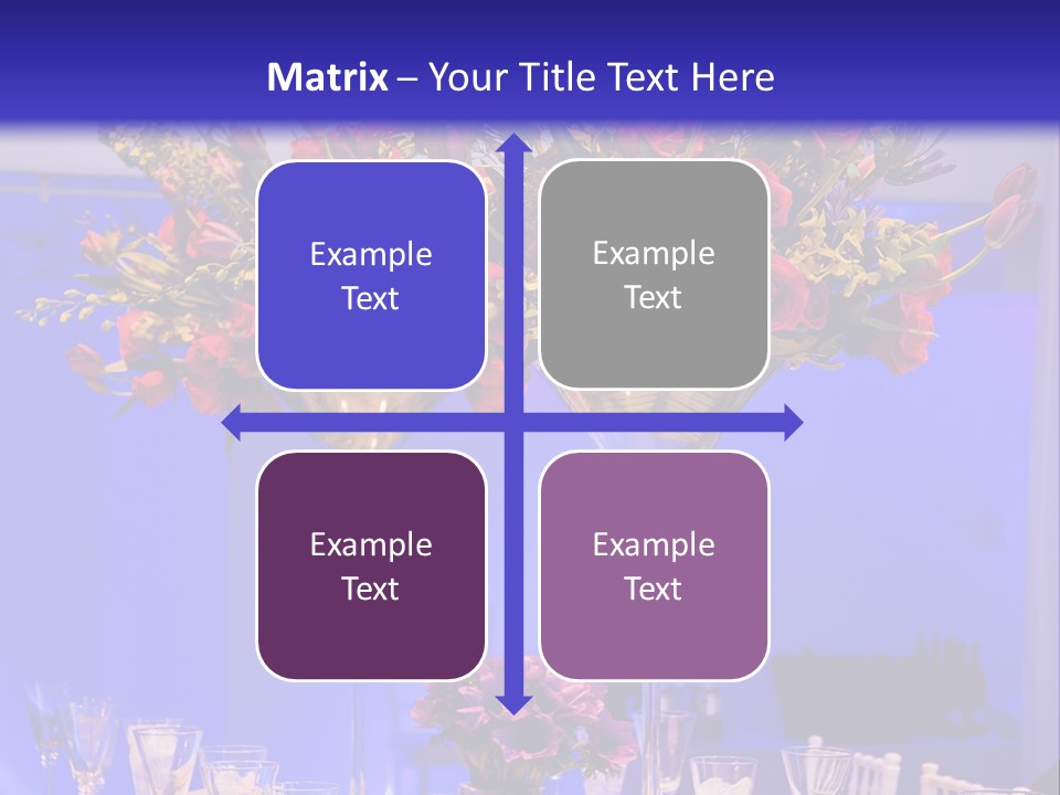 Festive Table For The Holiday PowerPoint Template