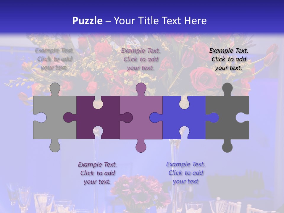 Festive Table For The Holiday PowerPoint Template