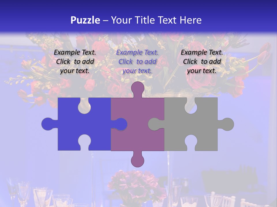 Festive Table For The Holiday PowerPoint Template