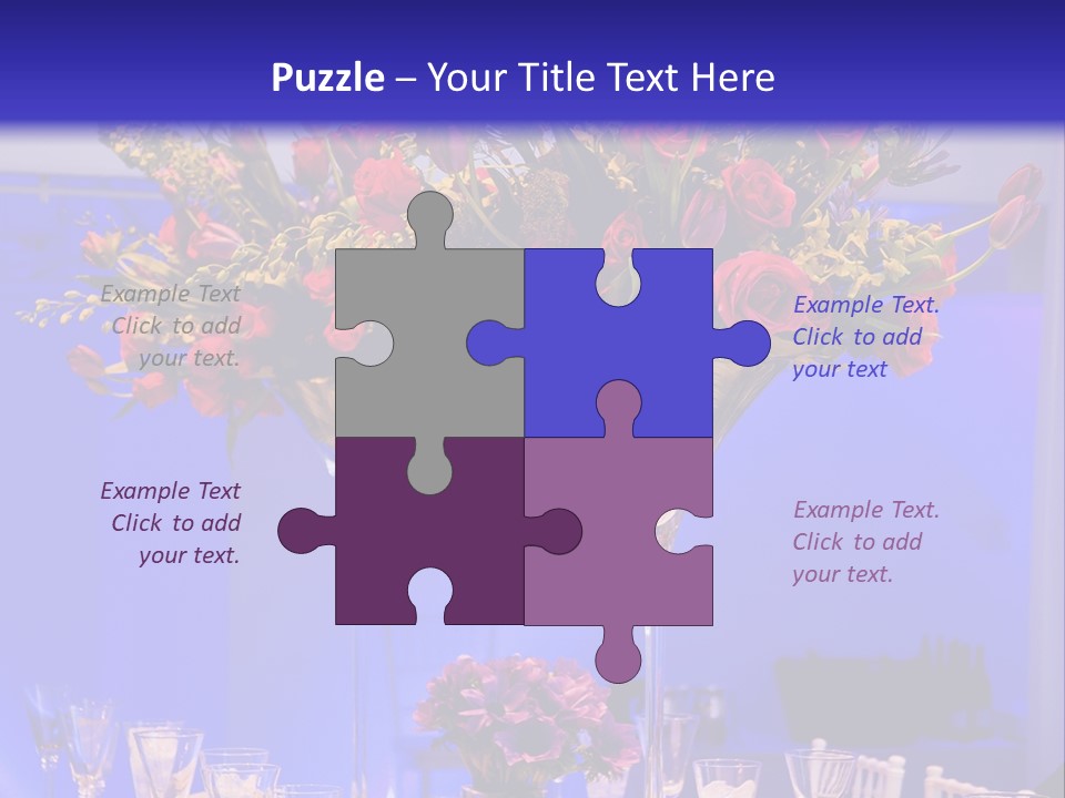 Festive Table For The Holiday PowerPoint Template