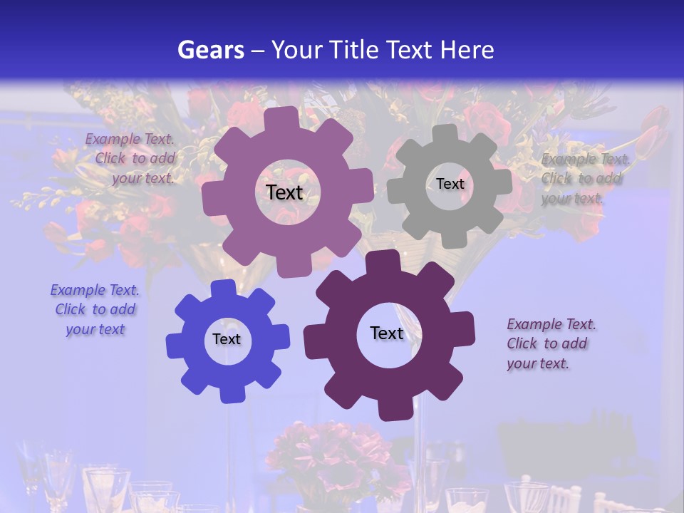 Festive Table For The Holiday PowerPoint Template