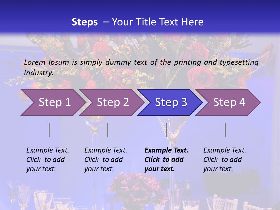 Festive Table For The Holiday PowerPoint Template
