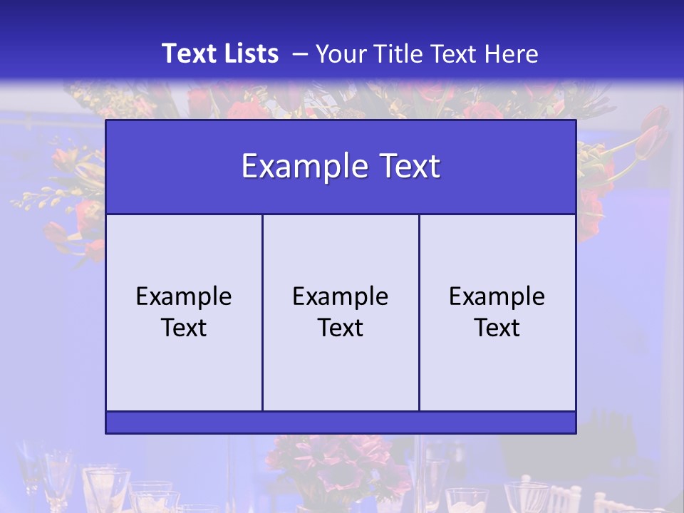 Festive Table For The Holiday PowerPoint Template