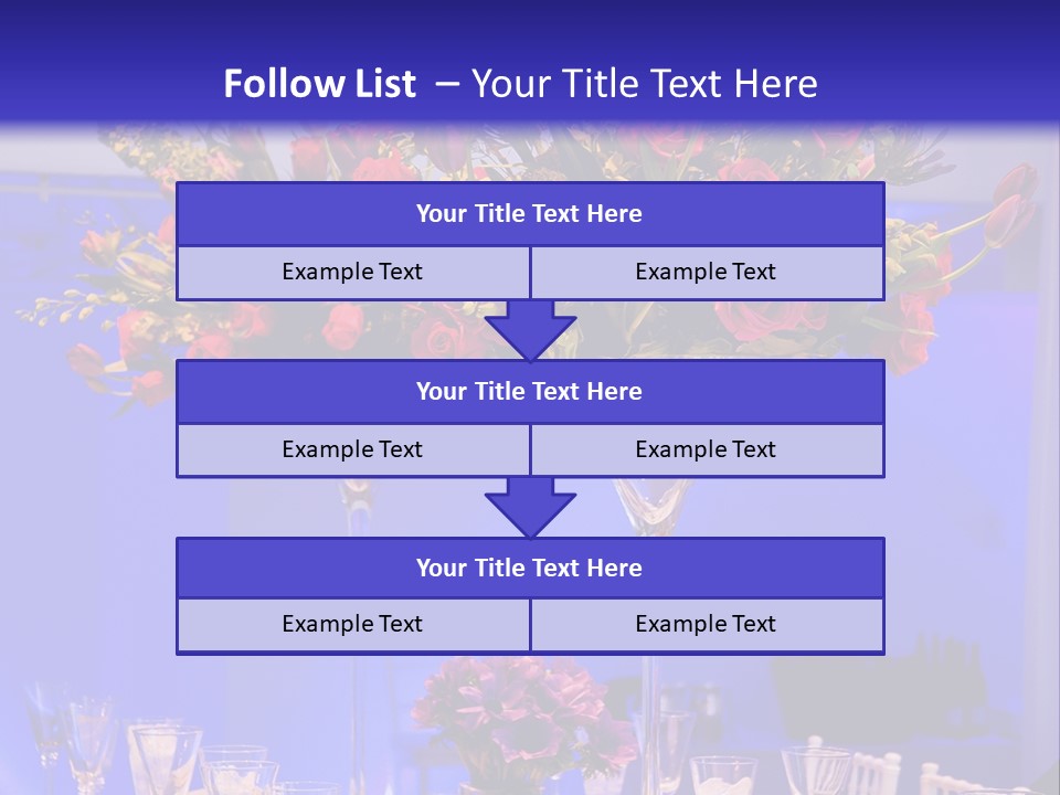 Festive Table For The Holiday PowerPoint Template