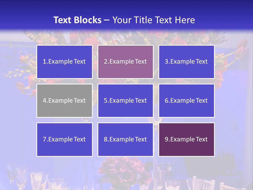 Festive Table For The Holiday PowerPoint Template