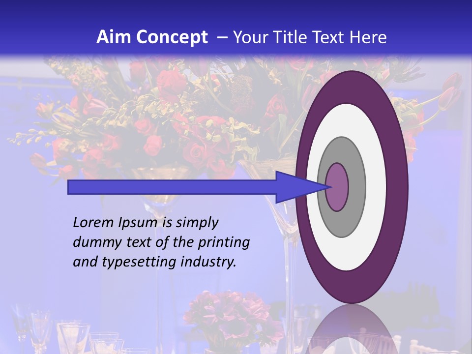 Festive Table For The Holiday PowerPoint Template
