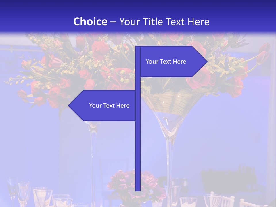 Festive Table For The Holiday PowerPoint Template