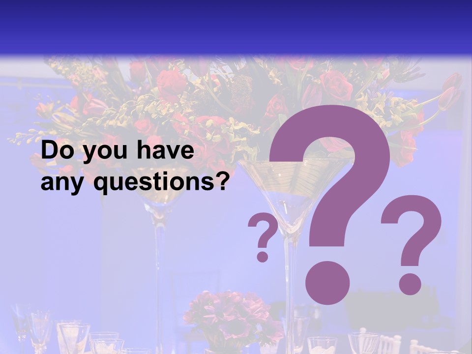 Festive Table For The Holiday PowerPoint Template