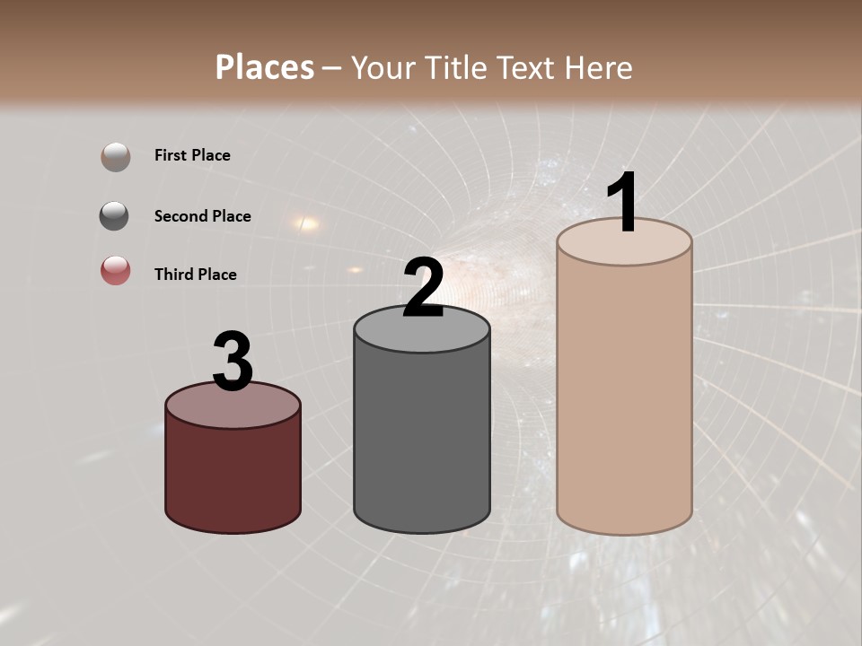 A Wormhole In Space PowerPoint Template