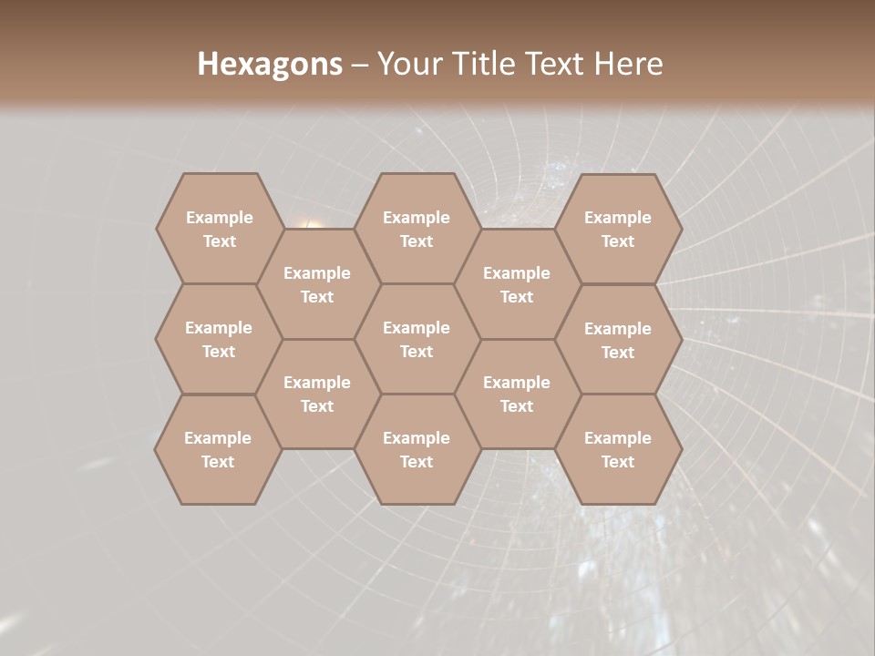 A Wormhole In Space PowerPoint Template