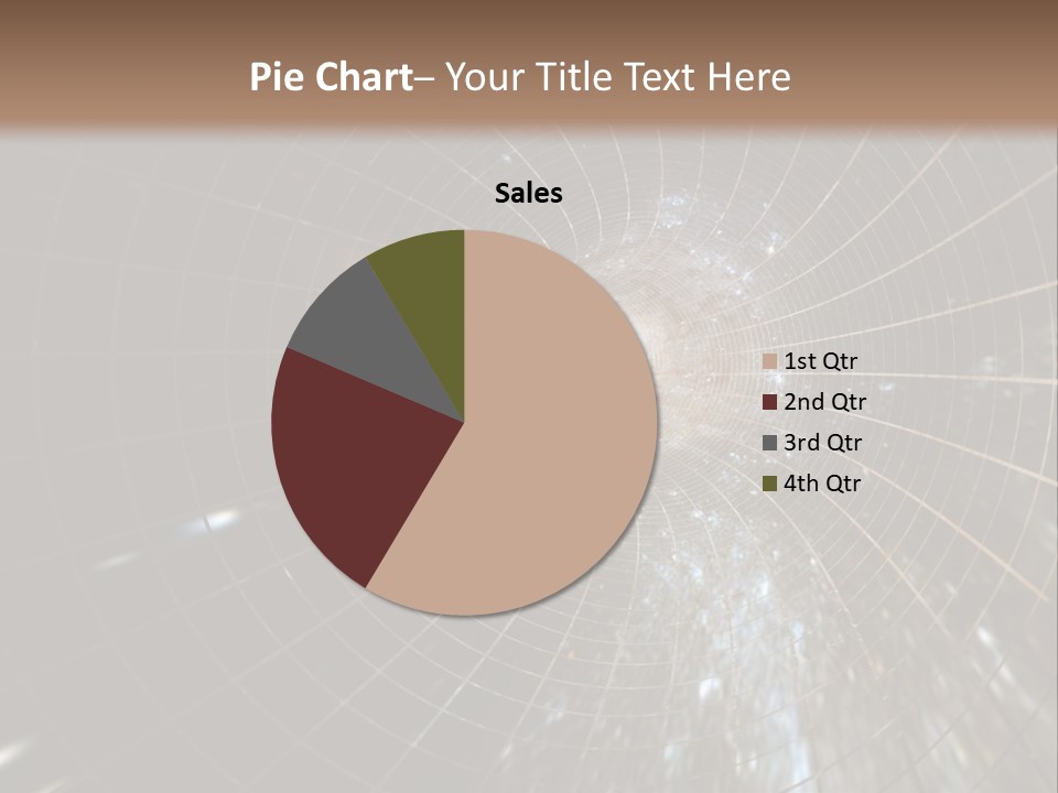 A Wormhole In Space PowerPoint Template