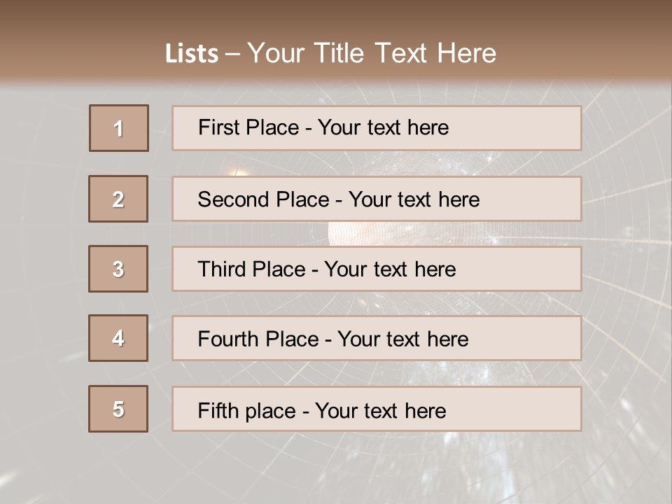 A Wormhole In Space PowerPoint Template