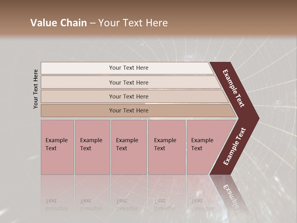 A Wormhole In Space PowerPoint Template