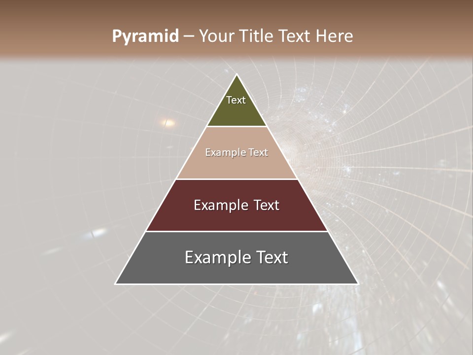 A Wormhole In Space PowerPoint Template