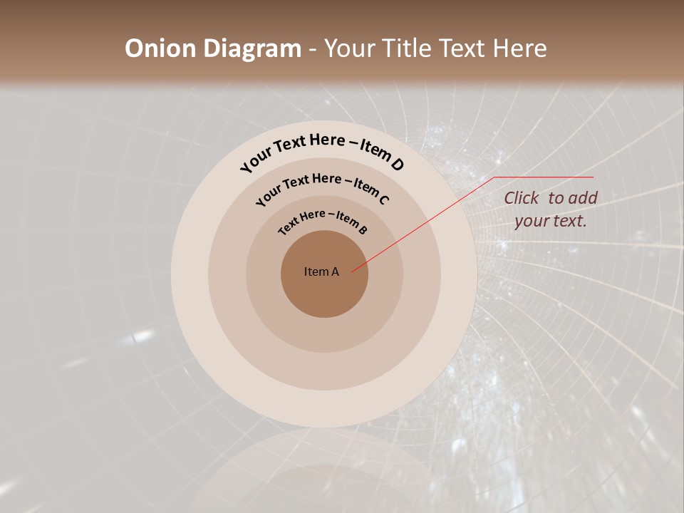A Wormhole In Space PowerPoint Template