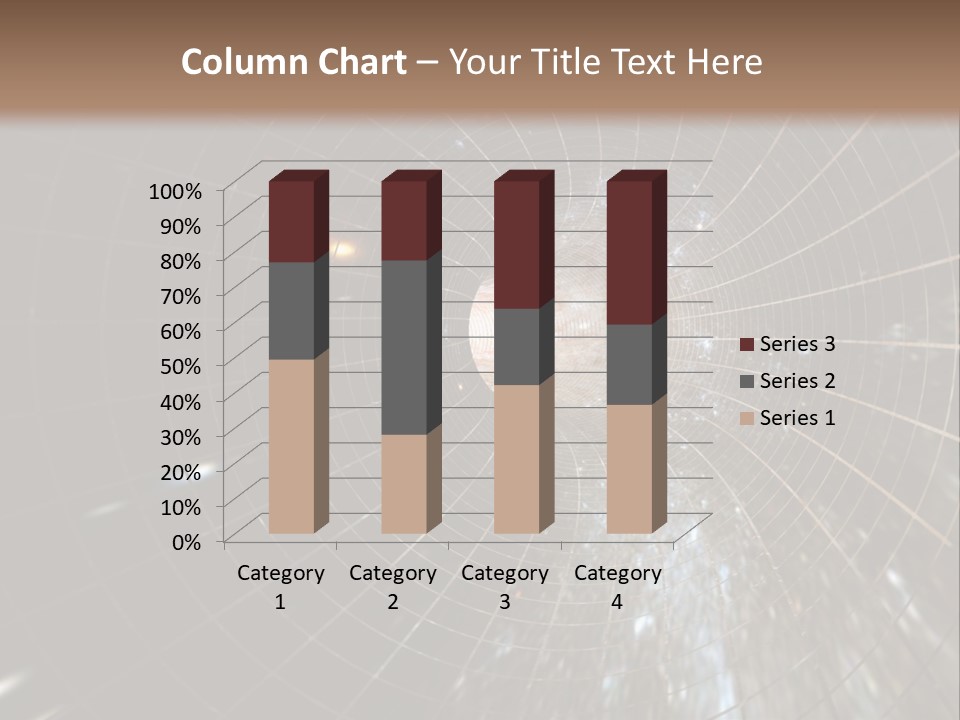 A Wormhole In Space PowerPoint Template