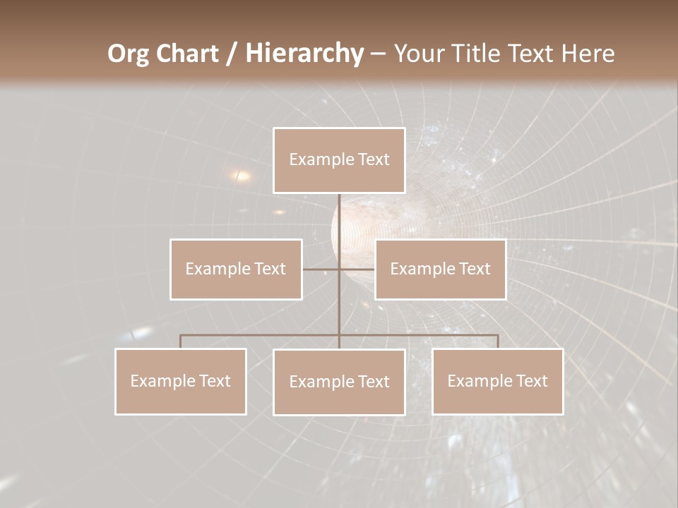 A Wormhole In Space PowerPoint Template