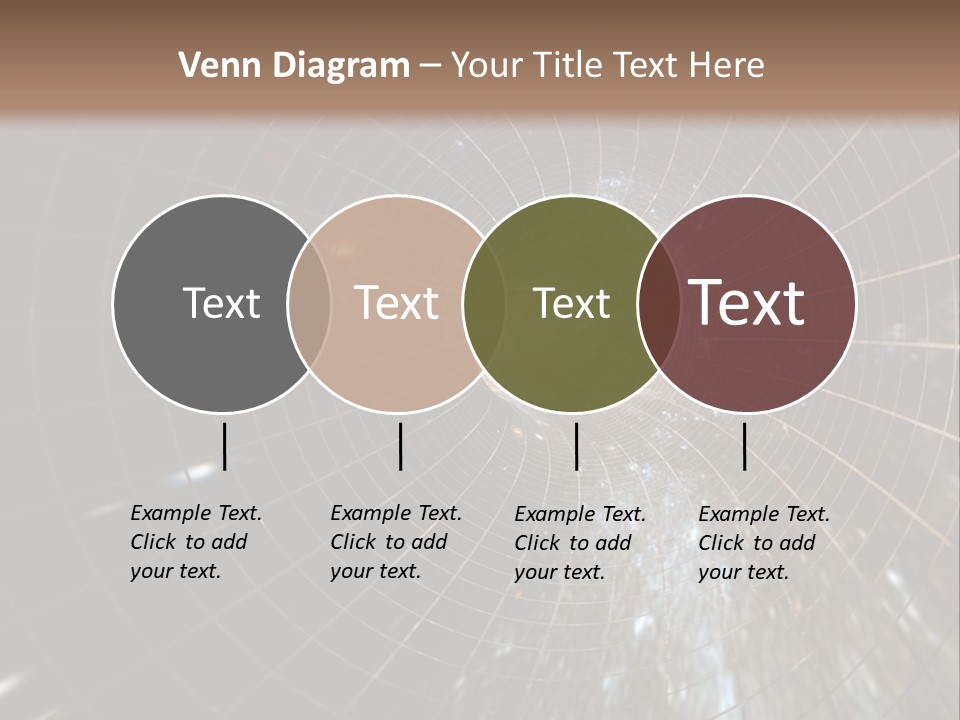 A Wormhole In Space PowerPoint Template