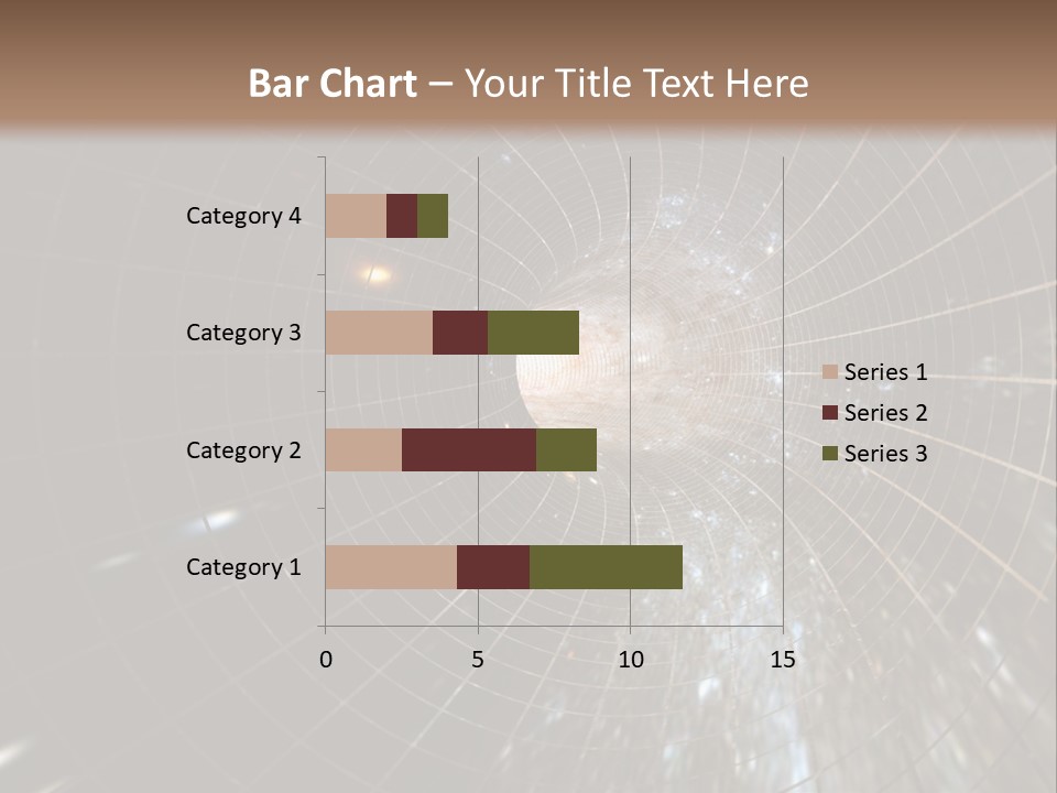 A Wormhole In Space PowerPoint Template