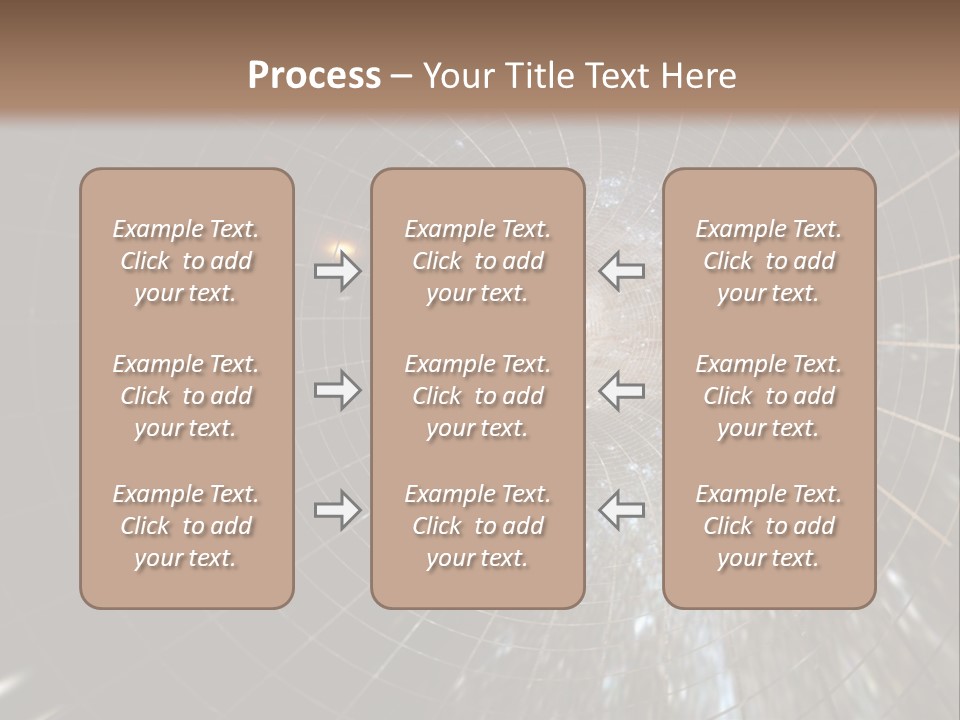 A Wormhole In Space PowerPoint Template