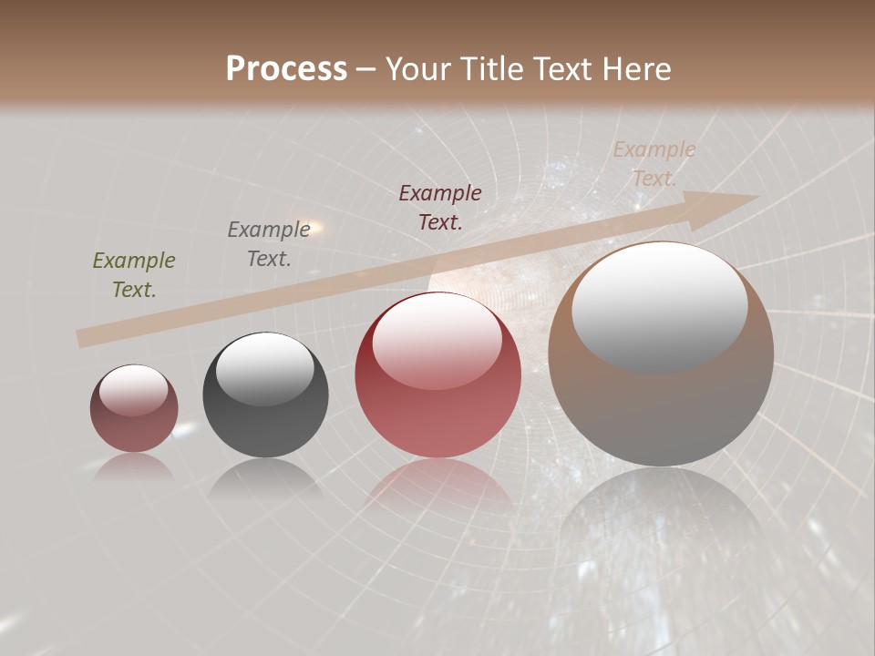 A Wormhole In Space PowerPoint Template