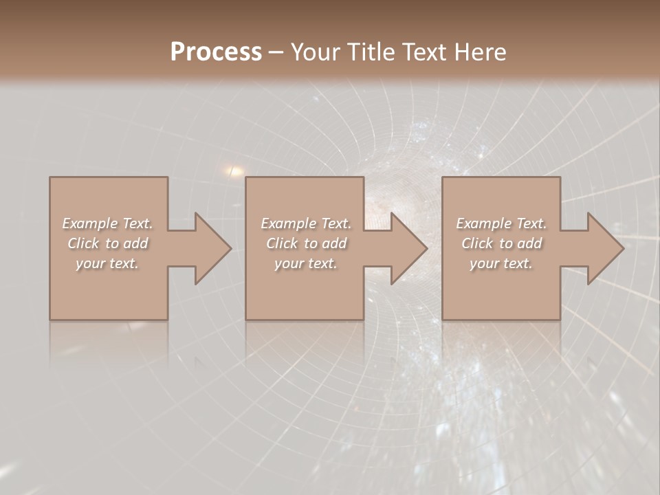 A Wormhole In Space PowerPoint Template