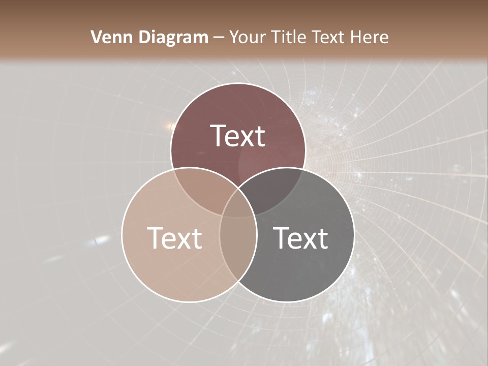 A Wormhole In Space PowerPoint Template