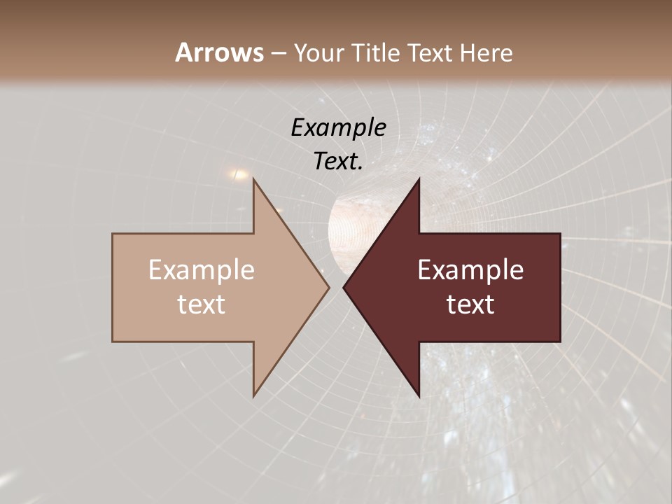 A Wormhole In Space PowerPoint Template