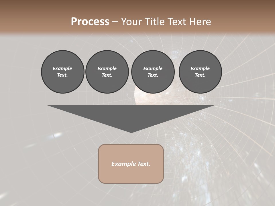 A Wormhole In Space PowerPoint Template