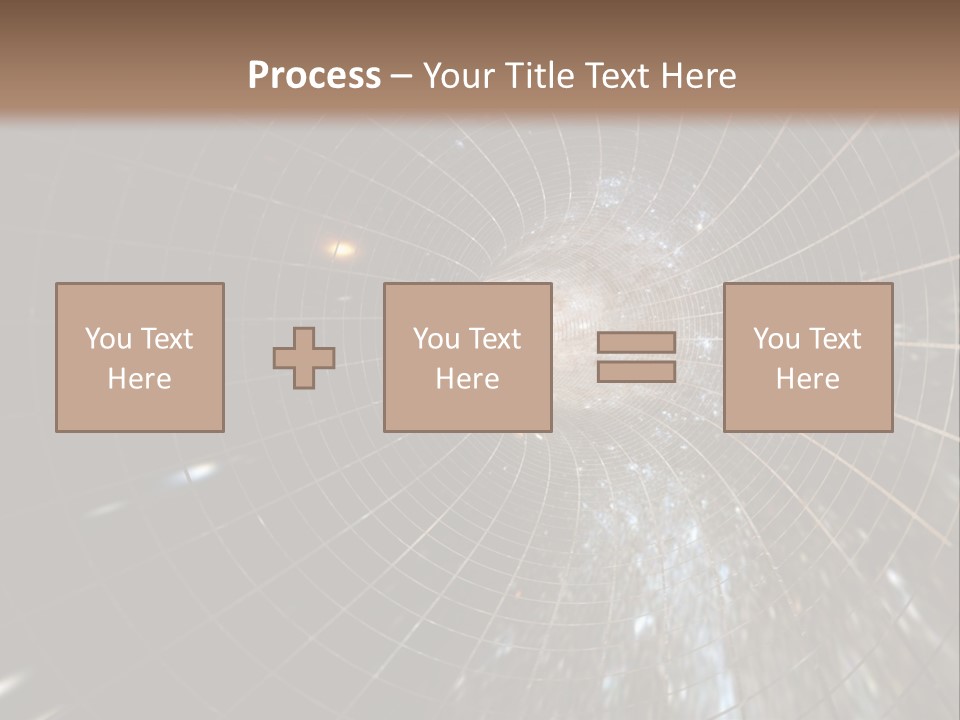 A Wormhole In Space PowerPoint Template